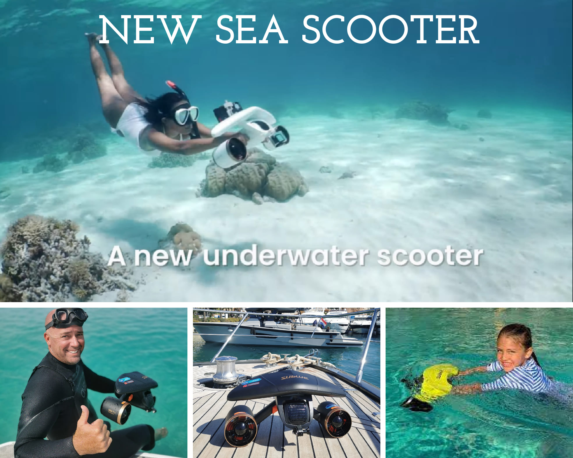 Sea Scooter o Propulsor Acuatico 